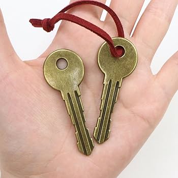 Amazon.co.jp: キー チャーム 鍵 パーツ 小物 小道具 メタル